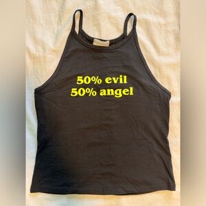 Chandail Angel/Evil, L, noir - Angel/Evil Tank Top, L, black